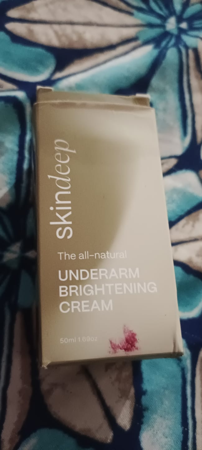 Customer photo review of THE ALL-NATURAL UNDERARM BRIGHTENING CREAM
