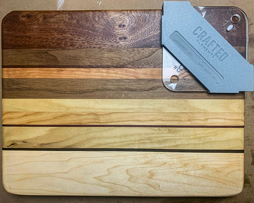 Customer photo review of Ultimate Corner Radius Template Set With 'Finger Safe' Jig