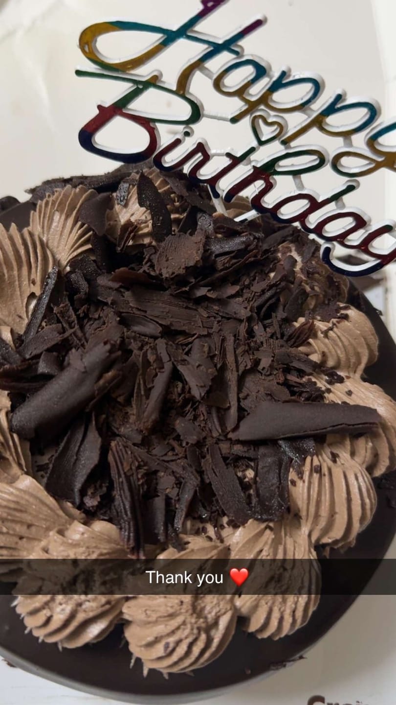 Customer photo review of Chocolate Mousse Cake