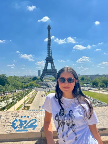 Customer photo review of after party baby tee