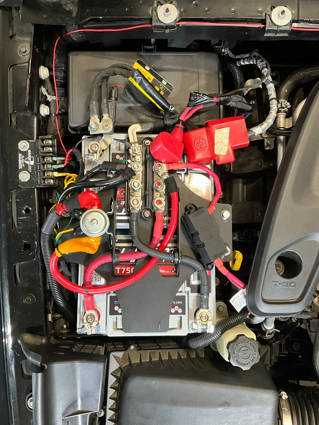 Customer photo review of 2018+ Jeep JL / JT Stock Battery Replacement Kit