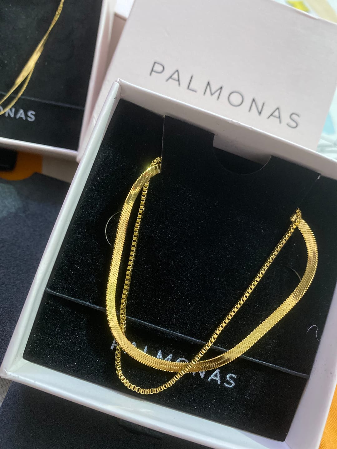 Customer photo review of Double Chain Delight Necklace