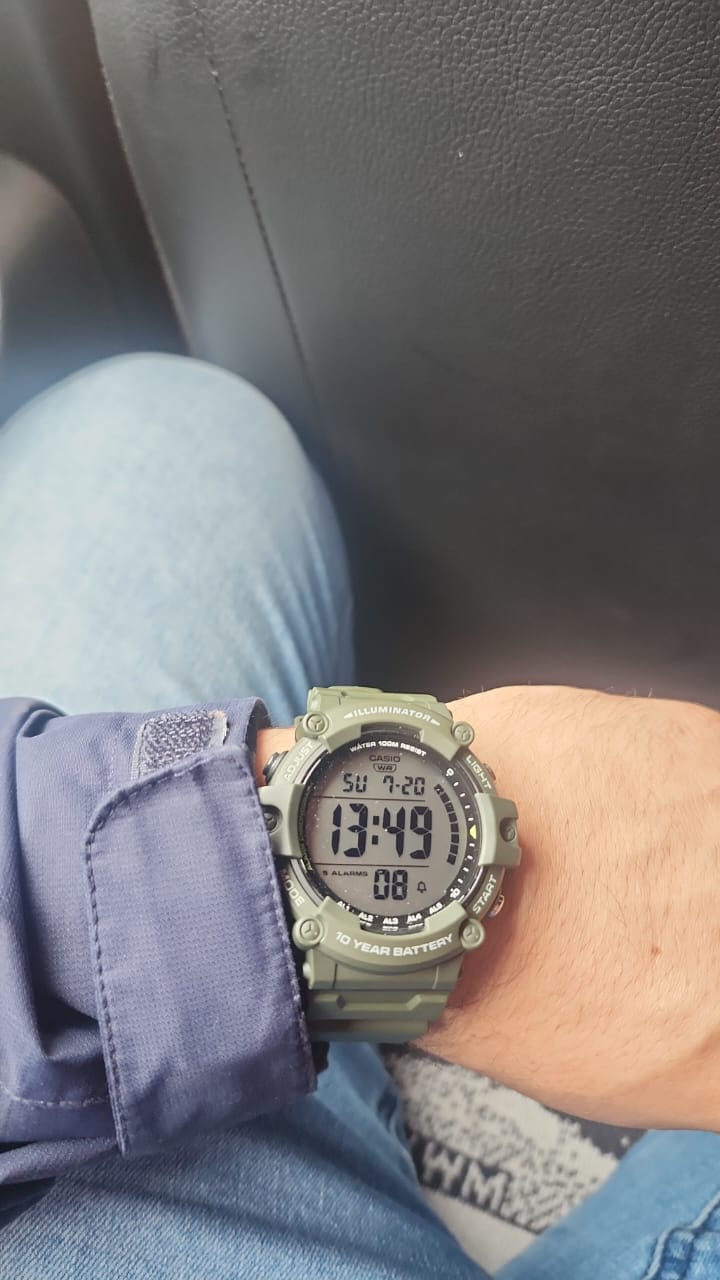 Customer photo review of Reloj Casio Vintage AE-1500WHX-3AVDF Verde