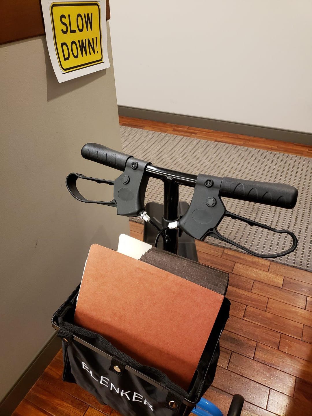 Customer photo review of MT-9251 Best Value Steerable Medical Knee Walker with 10" Wheels