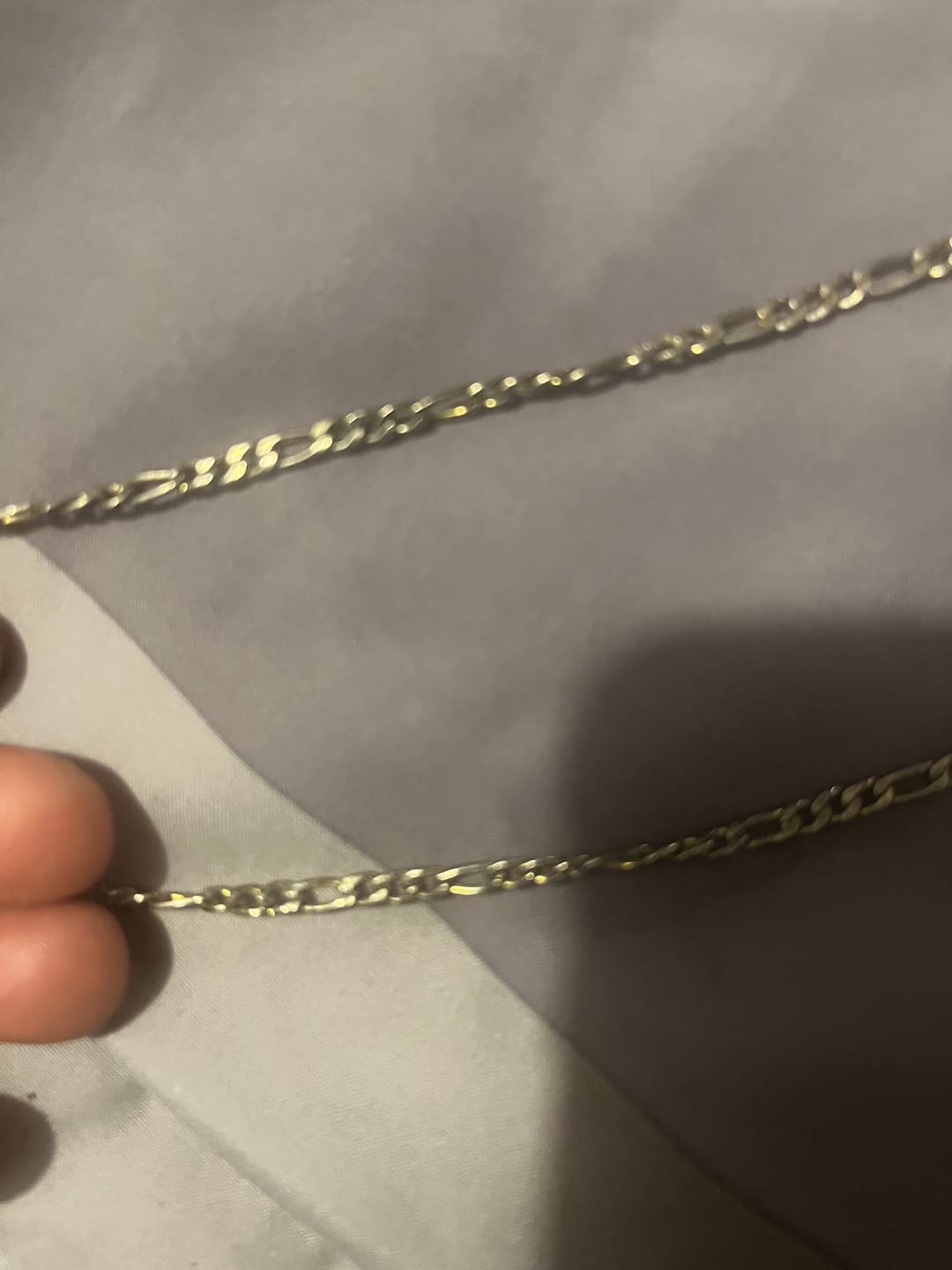 Customer photo review of Dove 3D Plated Name Necklace