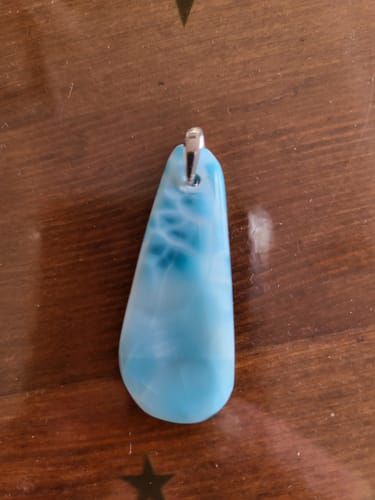 Customer photo review of Larimar pendentif