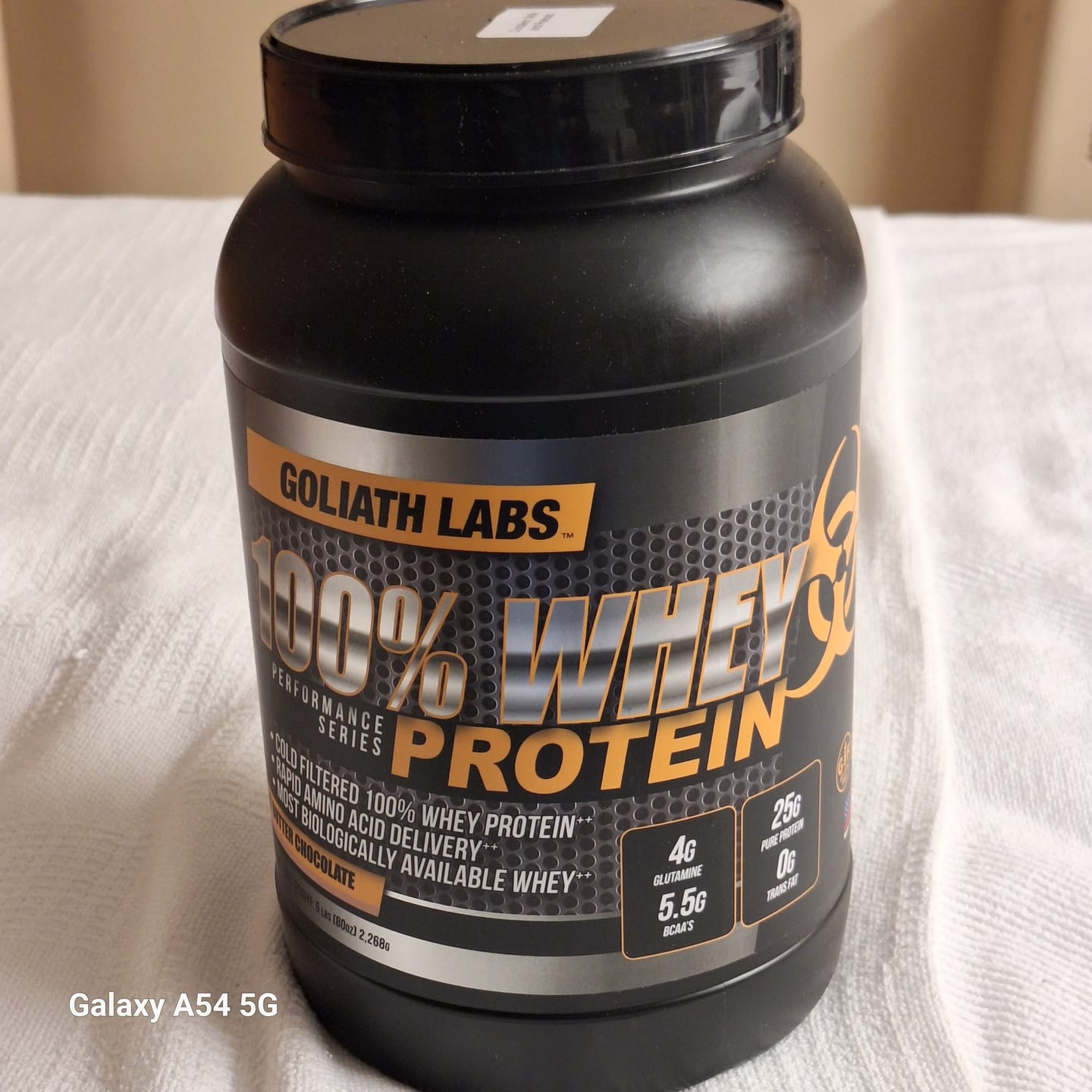 Customer photo review of 100% Whey Protein
