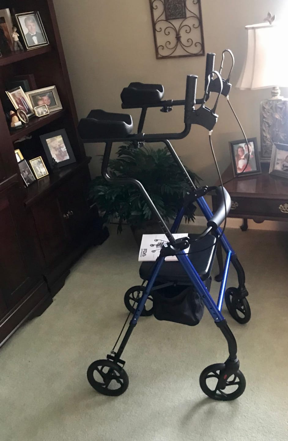 Customer photo review of MT-8151 Dual-Brake Upright Walker 8" Wheels