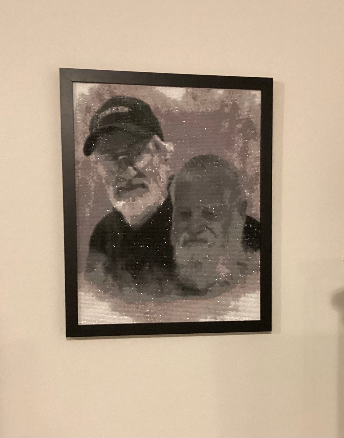 Customer photo review of Custom Diamond Painting