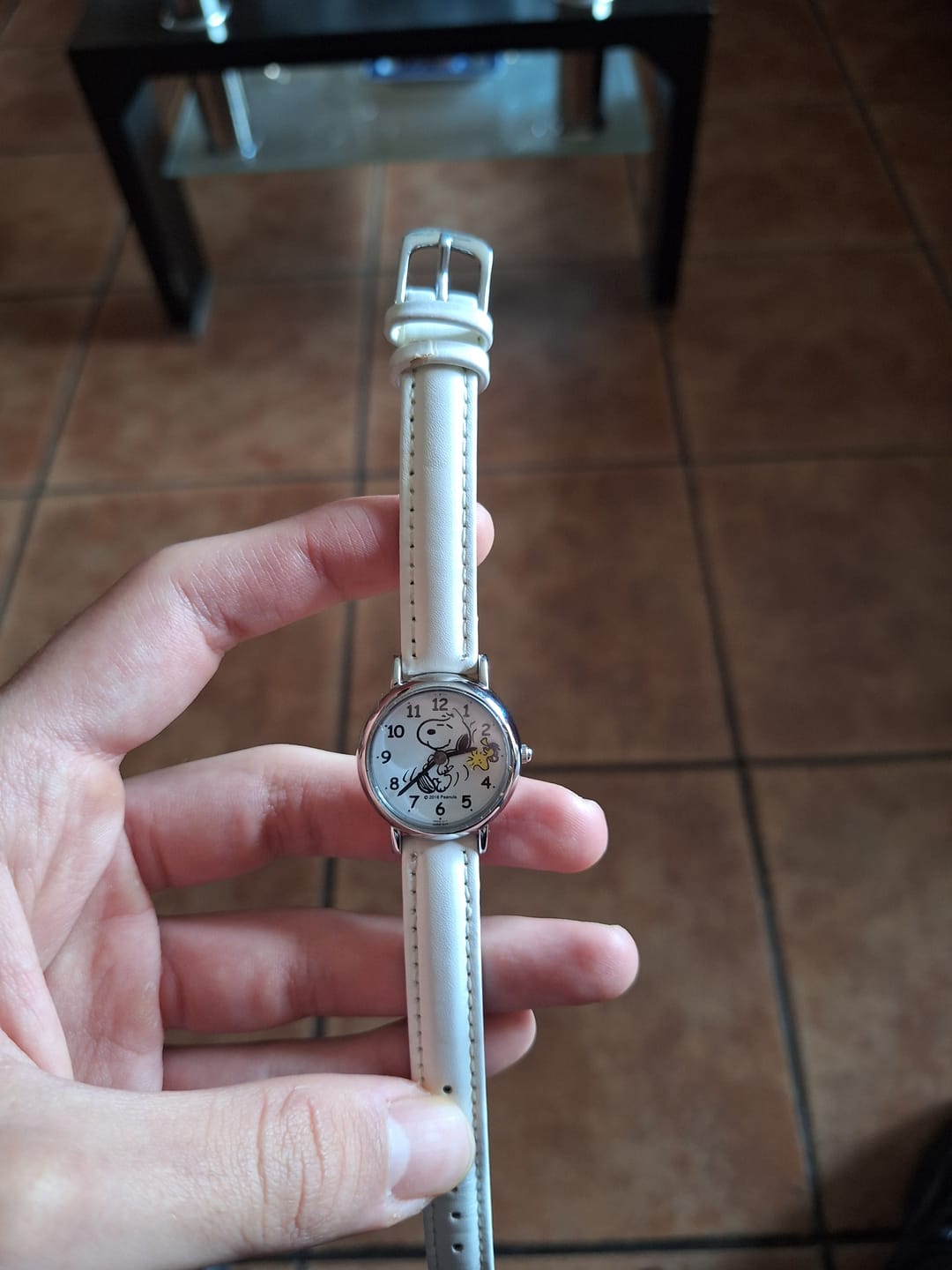 Customer photo review of Reloj Q&Q JDM P003-314 Peanuts Snoopy Mini 26mm
