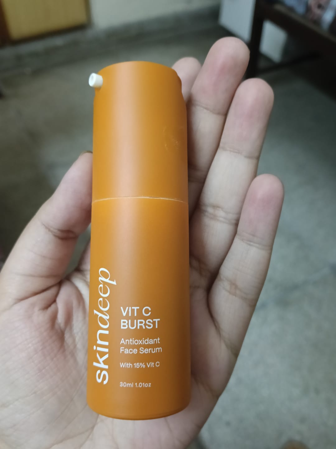 Customer photo review of Vit C BURST - Antioxidant Face Serum