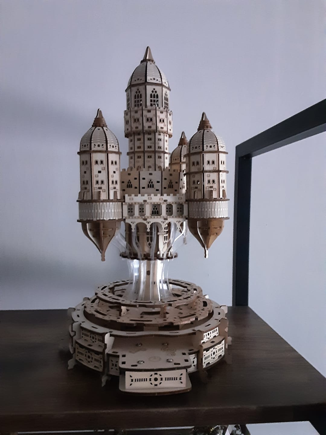 Customer photo review of rokrgeek Celestia Castle Music box 3d wooden puzzle