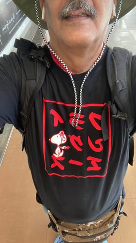 Customer photo review of Playera Snoopy Alex Men