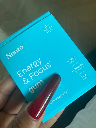 Customer photo review of Energy & Focus Gum