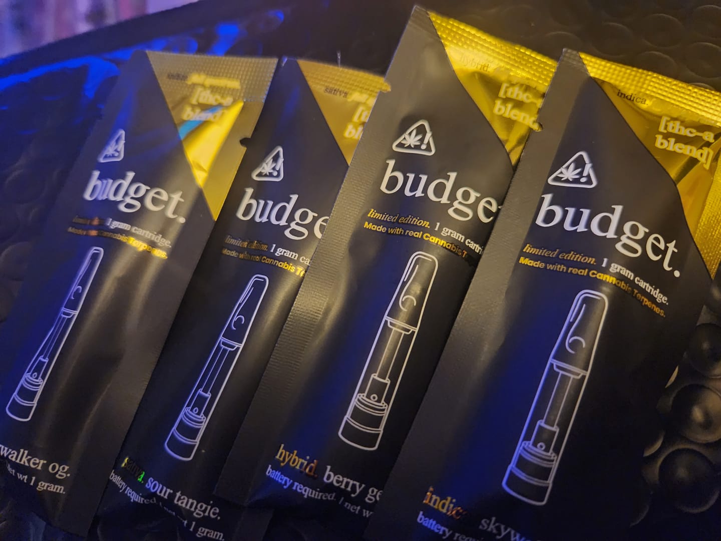 Customer photo review of 3pc Flavor Pack of 1 Gram THC-A Blend Full Spectrum Vape Cartridge