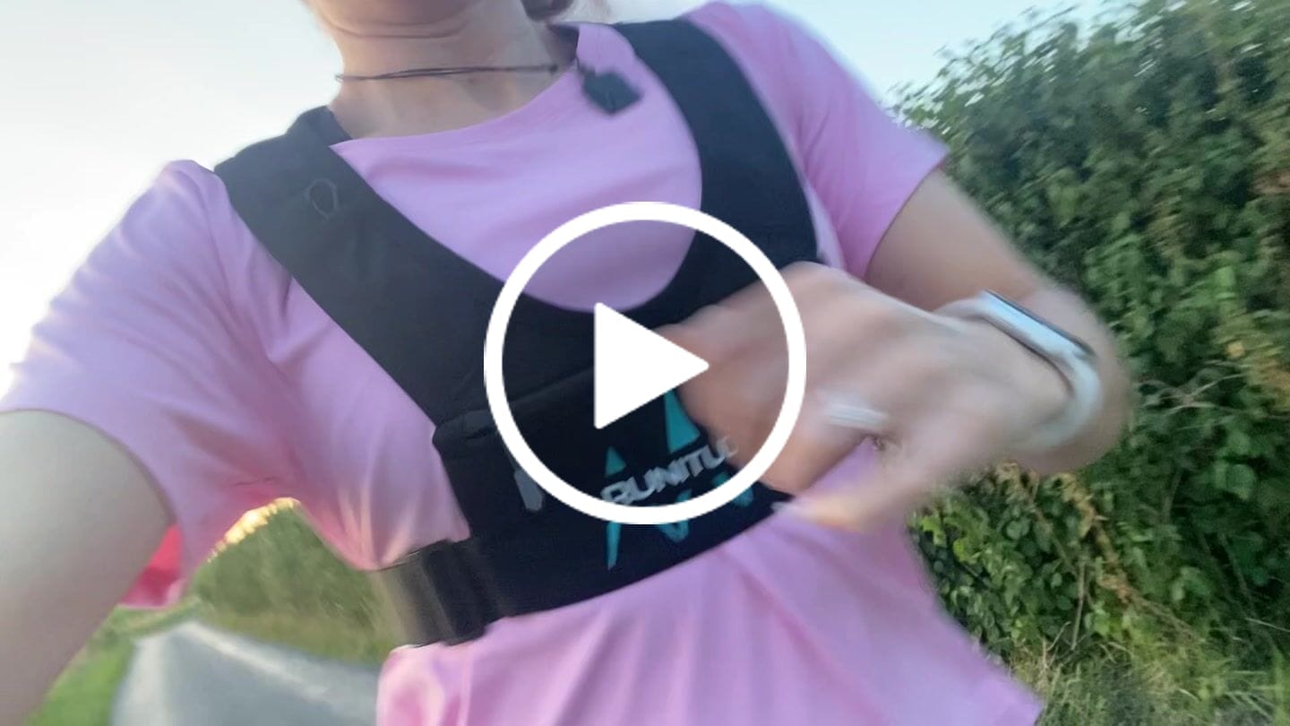 Customer video review of Runitude Vest Phone Holder For Running - Black