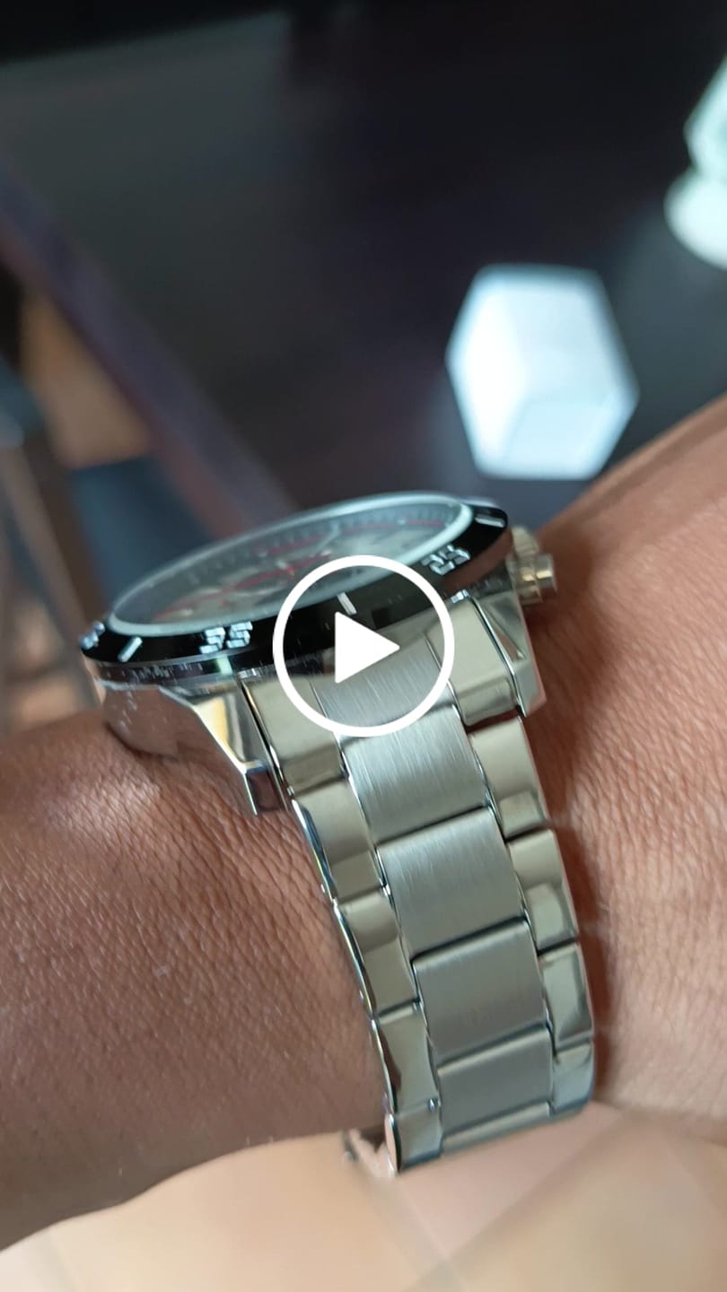 Customer video review of Curren Berna® orologio uomo acciaio