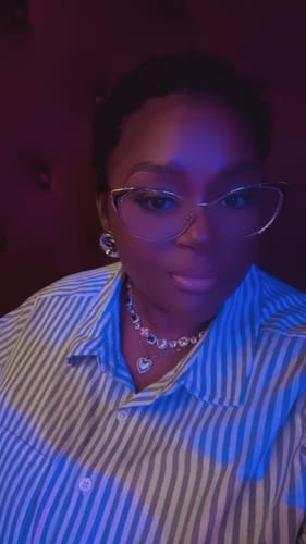 Customer photo review of Solstice Gemstone Necklace White Gold