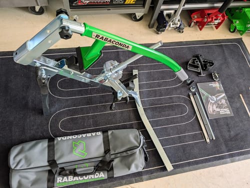 Customer photo review of Rabaconda Street Bike Tire Changer