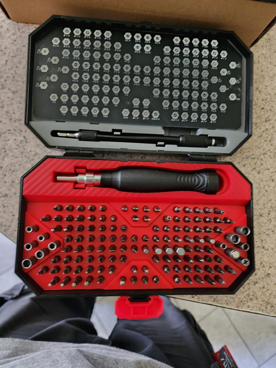 Customer photo review of Precision Screwdriver Set, 145 in 1 Magnetic Torx Screwdriver Kit