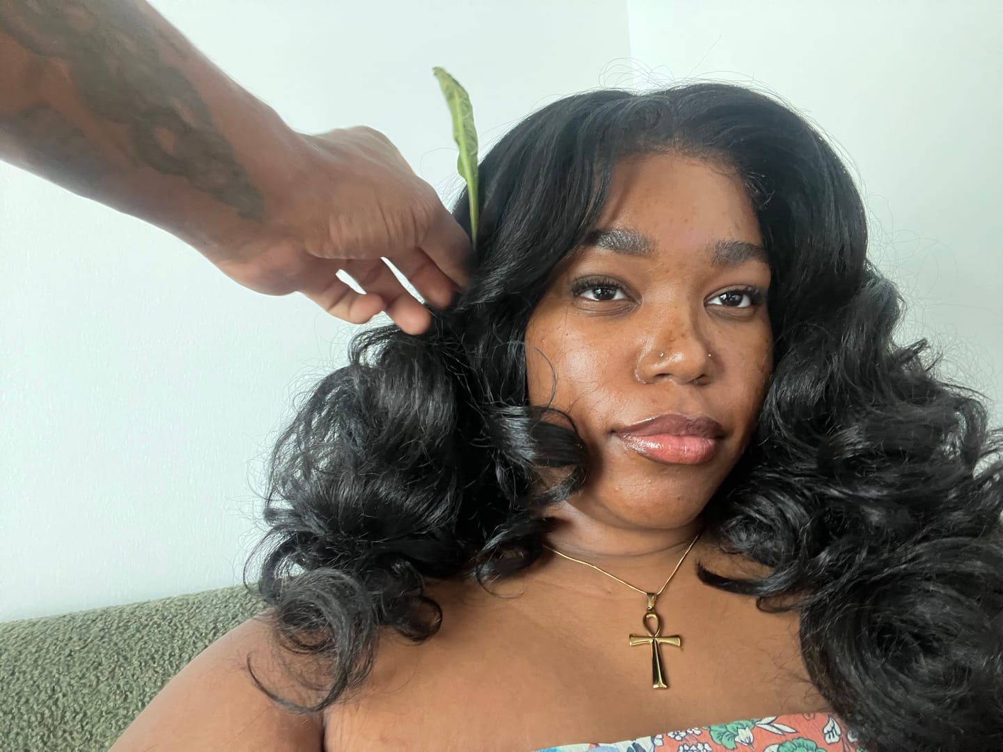 Customer photo review of Sensationnel Cloud 9 Glueless What Lace Swiss 13x6 HD Lace Front Wig - LATISHA