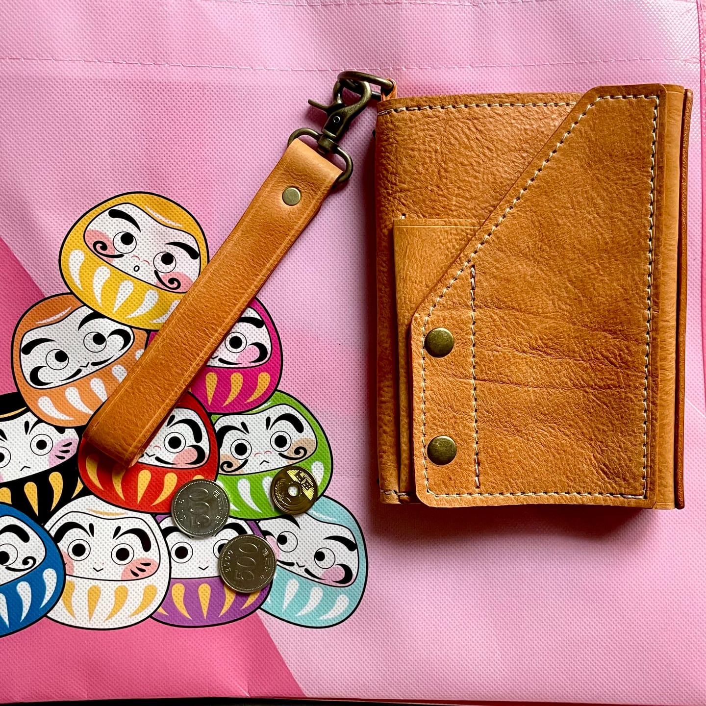 Customer photo review of Apple pig "Wallet notebook 5"