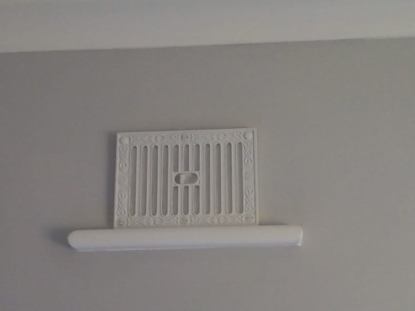 Customer photo review of White Kenrick Hit & Miss Air Vent · 9 x 6 Inch ·