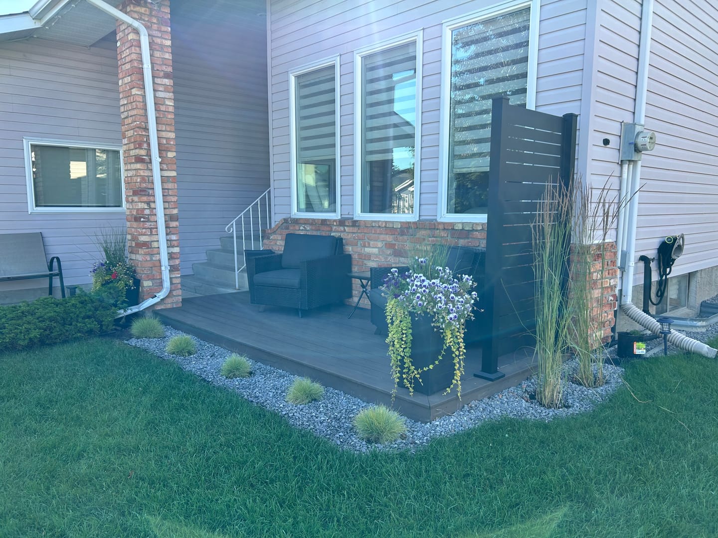 Customer photo review of Privacy Screen (Horizon)