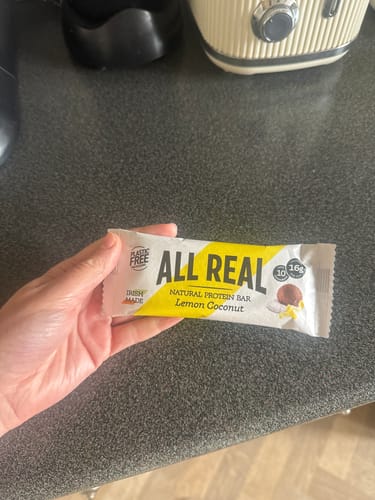 Customer photo review of Lemon Coconut Protein Bar 50g x 12 bars