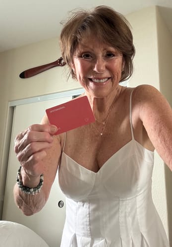 Customer photo review of SPOTMINDERS. Tracking card