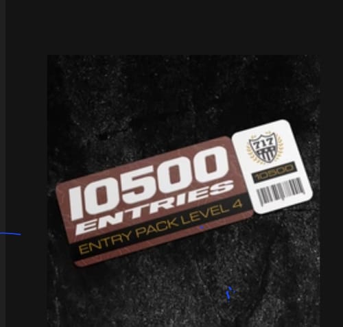 Customer photo review of ENTRY PACK LEVEL 4 - 10,500 ENTRIES