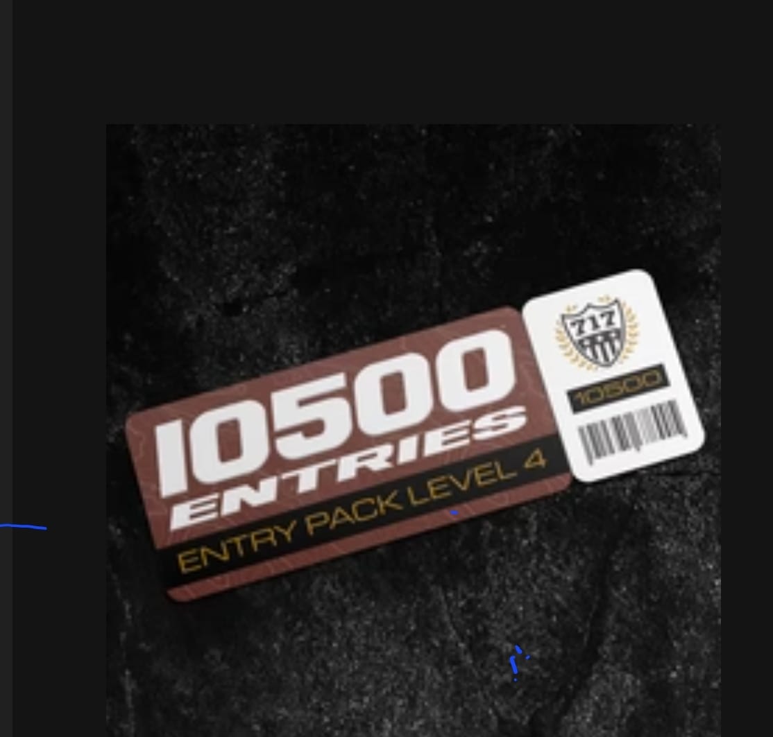 Customer photo review of ENTRY PACK LEVEL 4 - 10,500 ENTRIES