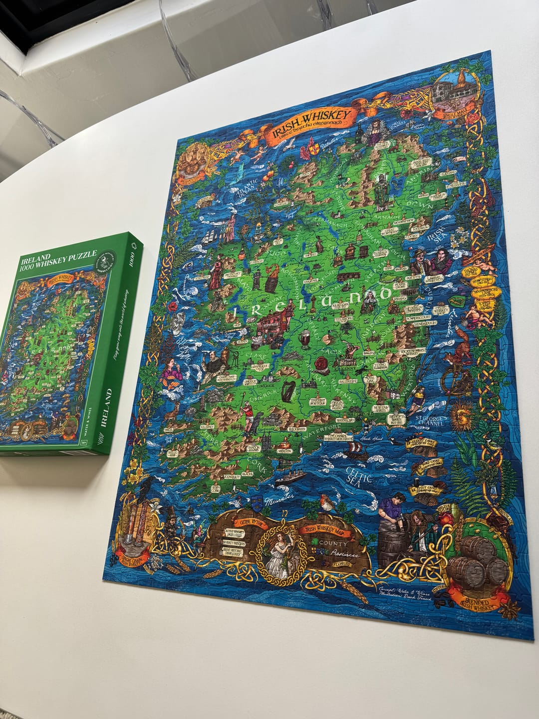 Customer photo review of Whiskey Puzzle - Ireland