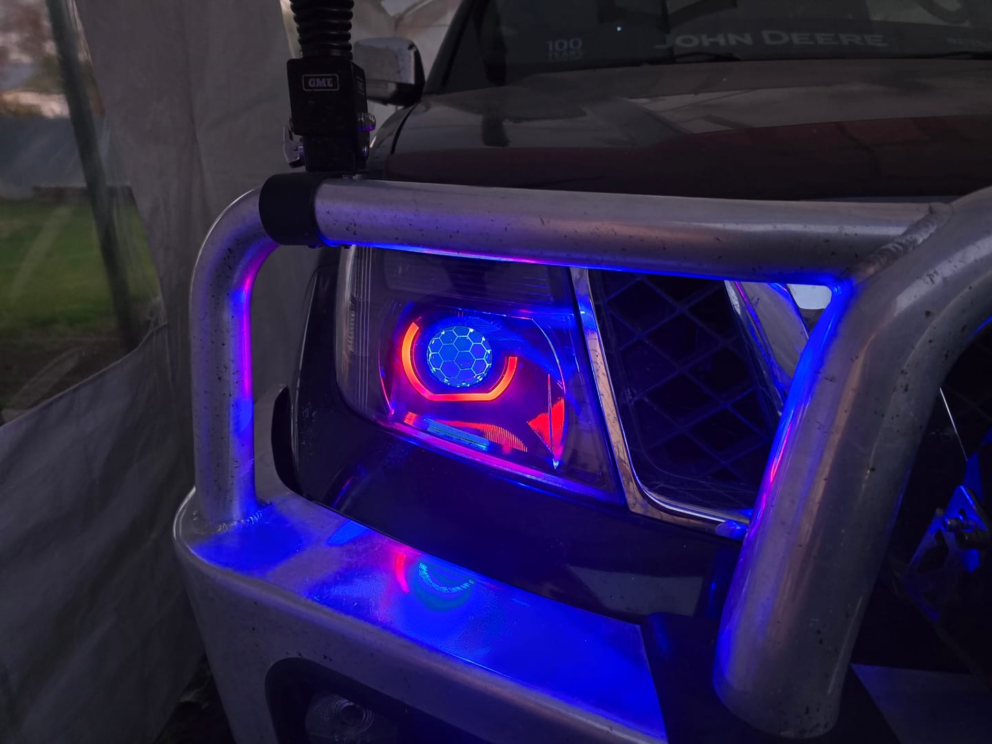 Customer photo review of Bi-LED 'Angry Eye' Headlight Retrofit DIY Kit