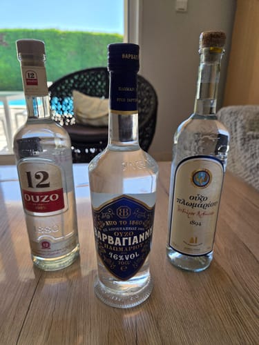 Customer photo review of Ouzo Barbayanni Blue - 700ml