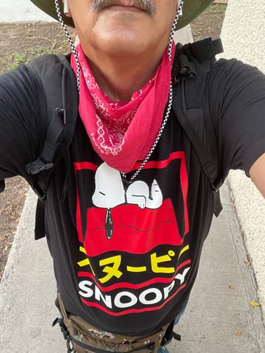 Customer photo review of Playera Snoopy Max Men