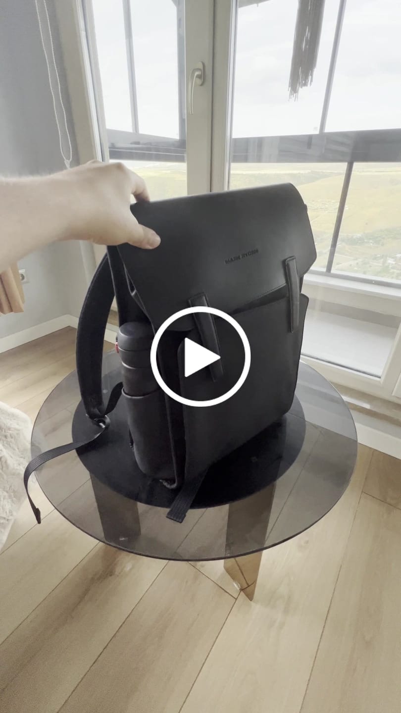 Customer video review of MUKE III: School Style Classic Business Work Black Oxford Backpack