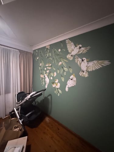 undefined review of Flowering Gum Tree Wall Decal Set (Gold) image 1 out of 1