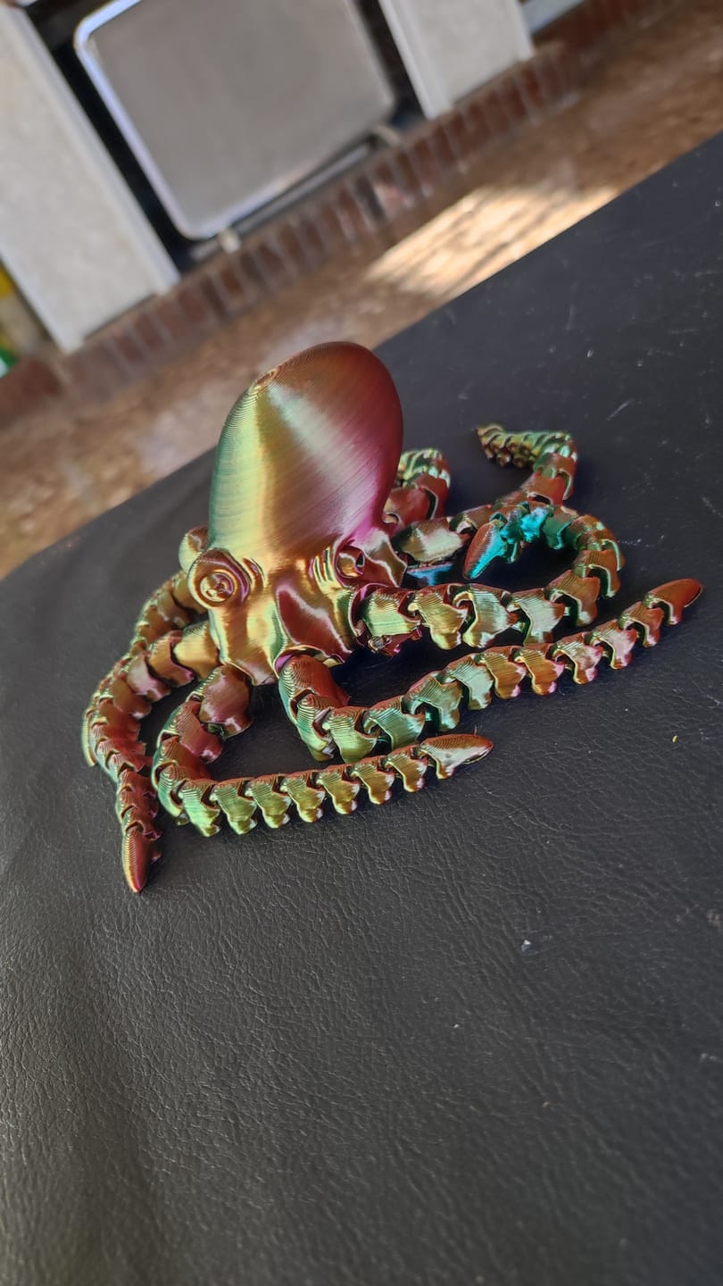 Customer photo review of PLA de seda Dual / Tricolor