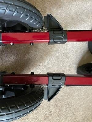 Customer photo review of KLD-9212 All Terrain Dual-Brake Rollator Walker 12" Wheels