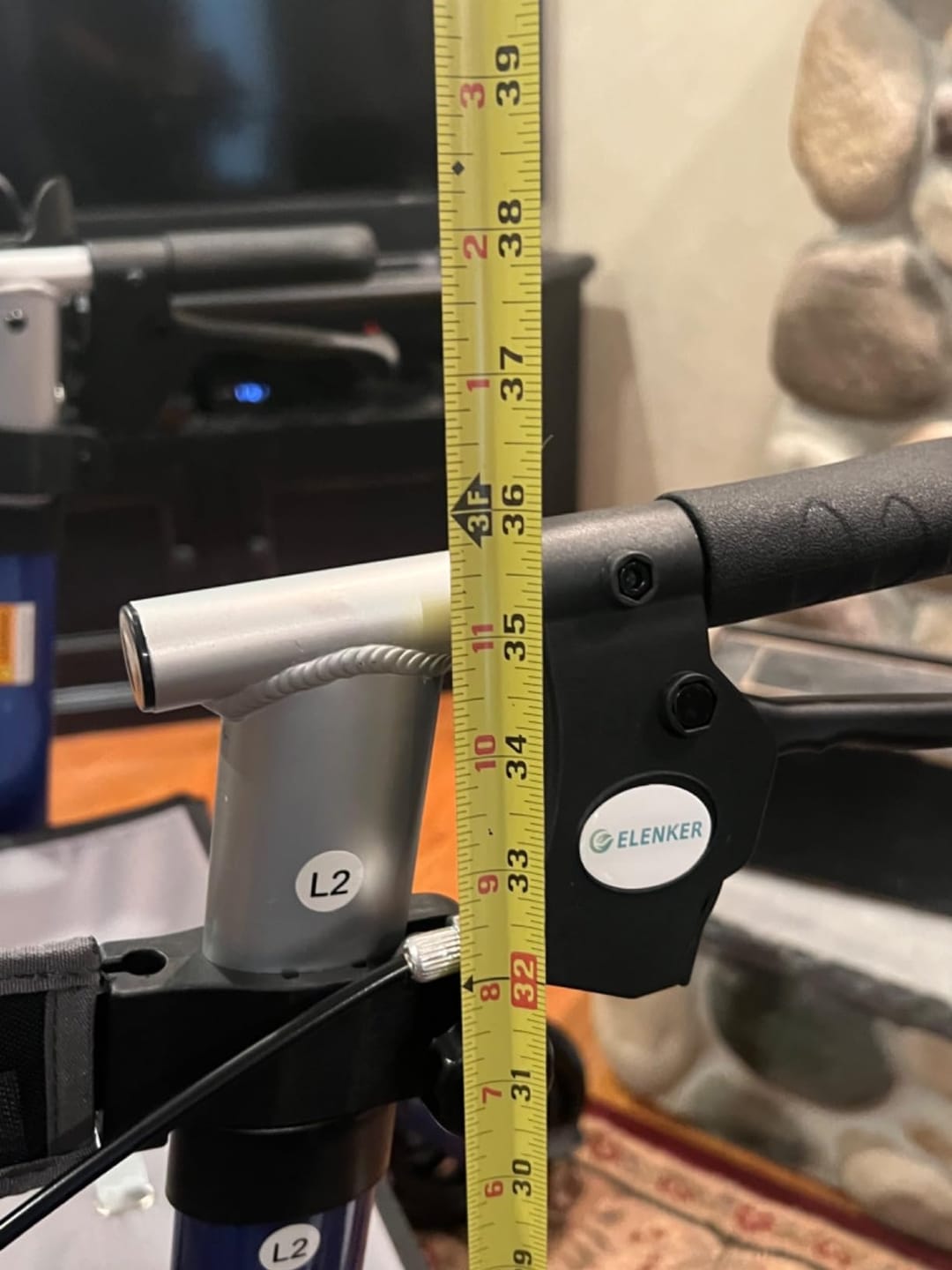 Customer photo review of HFK-9210KDB All Terrain Dual-Brake Rollator Walker 12" Wheels