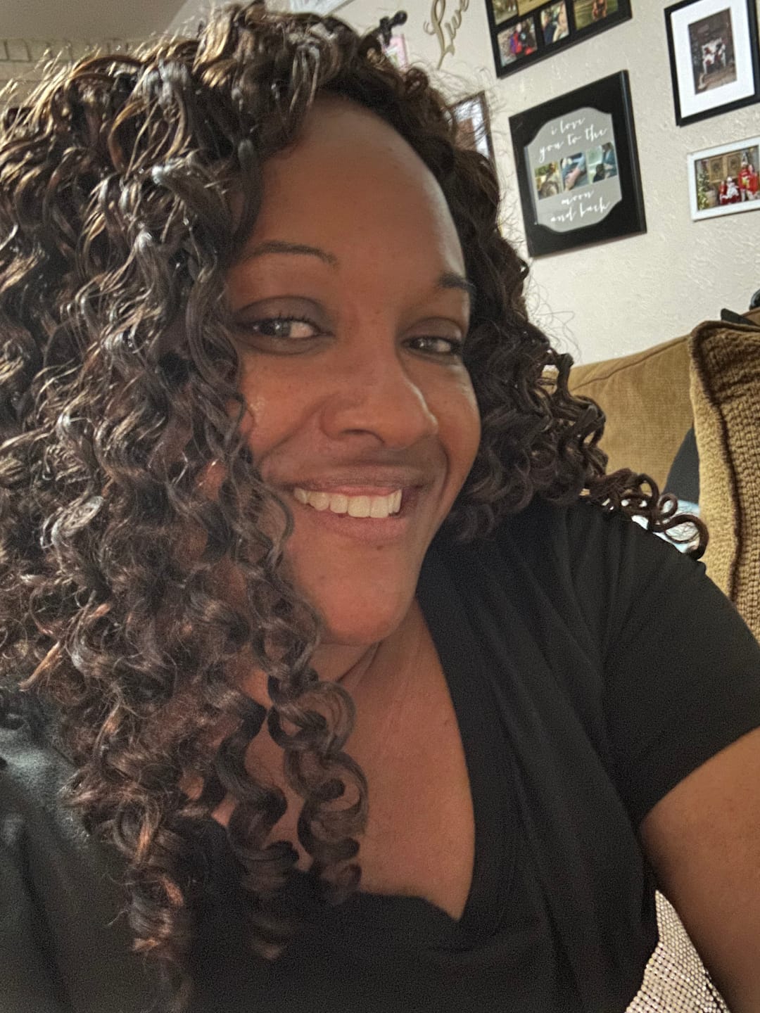 Customer photo review of Freetress Braid/Bulk Crochet Braid GOGO CURL