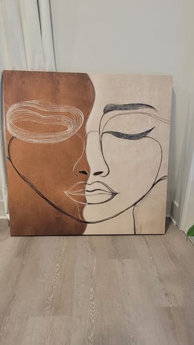 Customer photo review of People Canvas Art #PE228