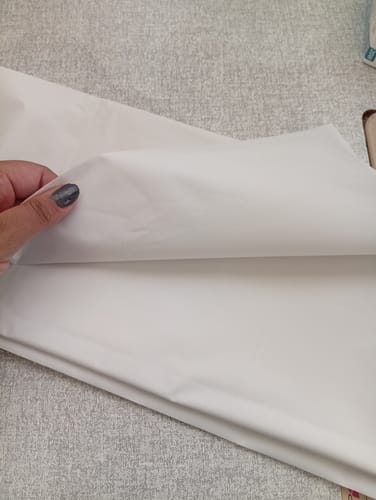 Customer photo review of NYLON 190T EMBORRACHADO COR BRANCO