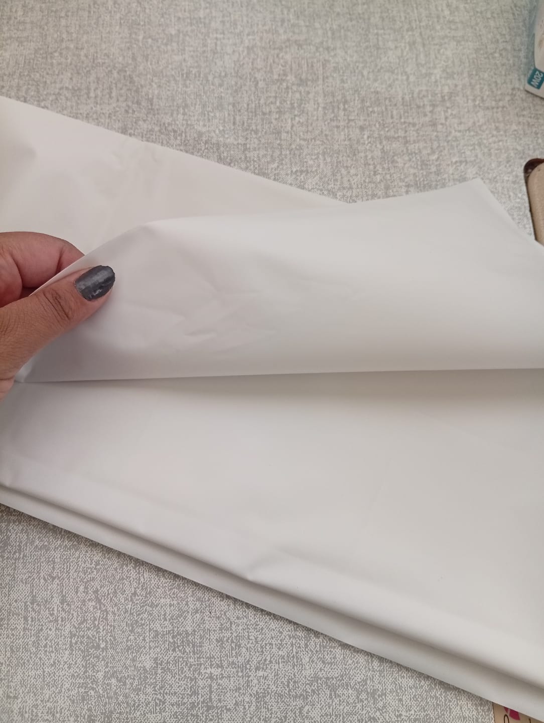 Customer photo review of NYLON 190T EMBORRACHADO COR BRANCO