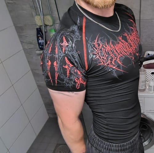 Customer photo review of Void Tech™ Cyber Skeleton Compression [NIGHTMARE]