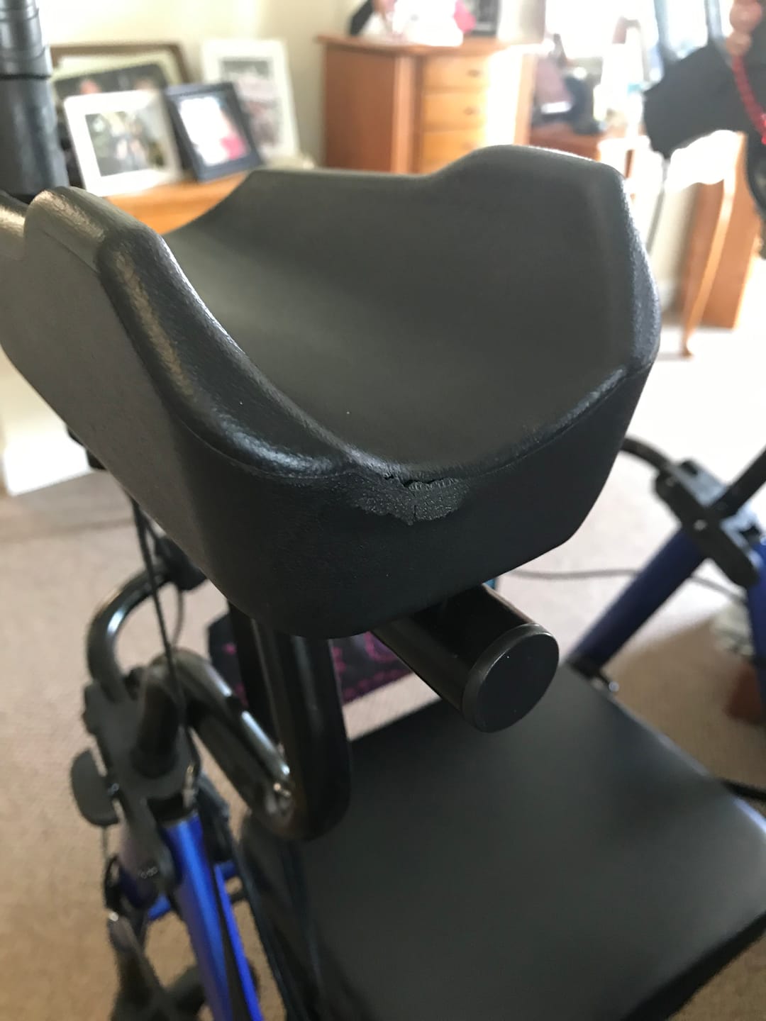 Customer photo review of MT-8151 Dual-Brake Upright Walker 8" Wheels