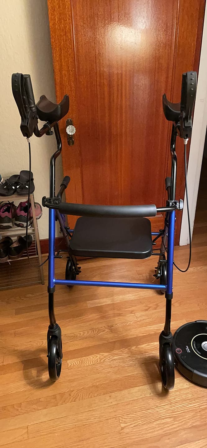 Customer photo review of MT-8151 Dual-Brake Upright Walker 8" Wheels
