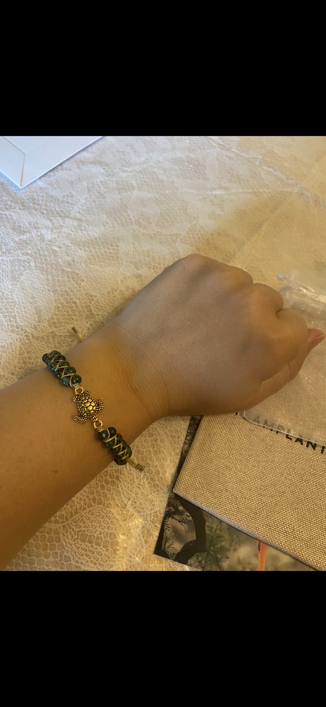 Customer photo review of Legendary Sea Turtle Bracelet
