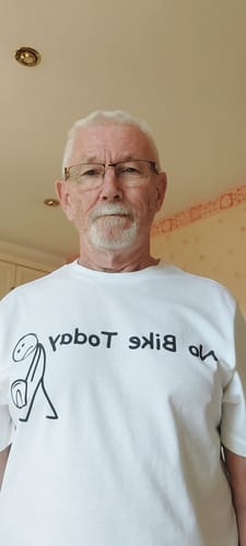Customer photo review of No Bike Today 2 T Shirt